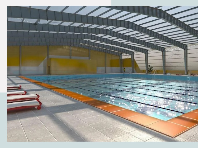 Строительство крытых бассейнов в Нягани