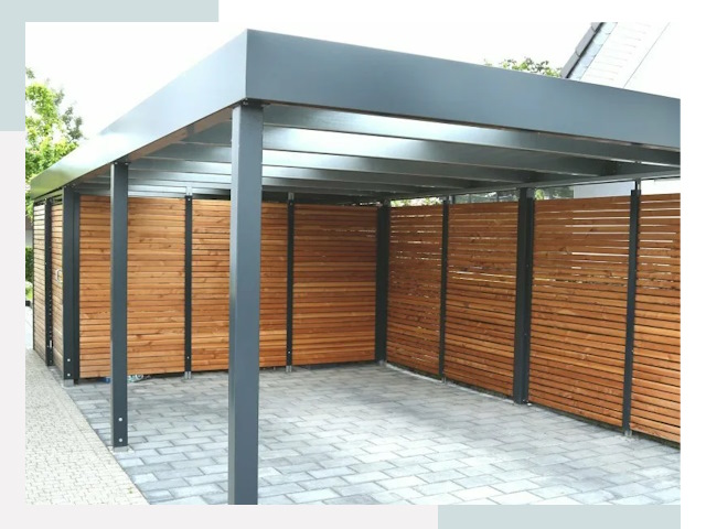 Навесы для парковки в Нягани