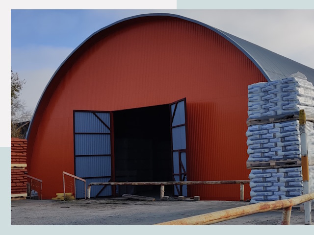 Полукруглые ангары по цене от 611 руб. в Нягань