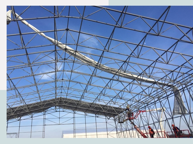 Шатровые ангары от 611 руб. в Нягани и Тюменской области