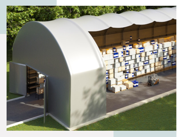 Тентовые ангары в Нягани