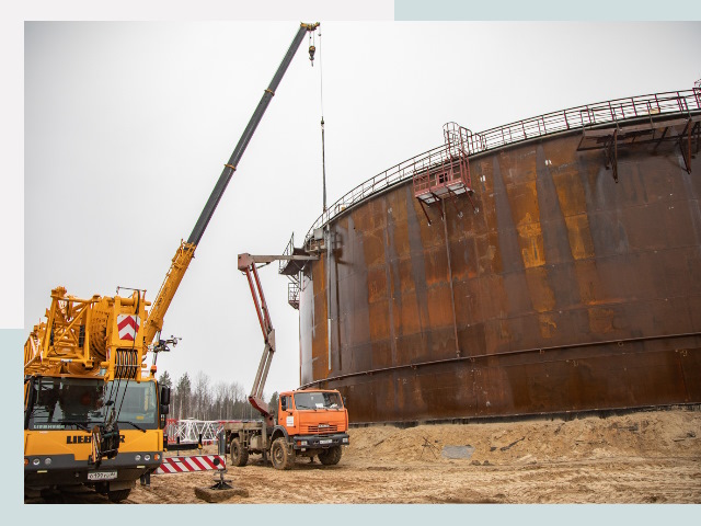 Монтаж резервуаров в Нягани от 611 руб. за м³