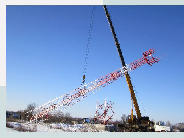 Строительство башен связи в Нягани от 611 руб.