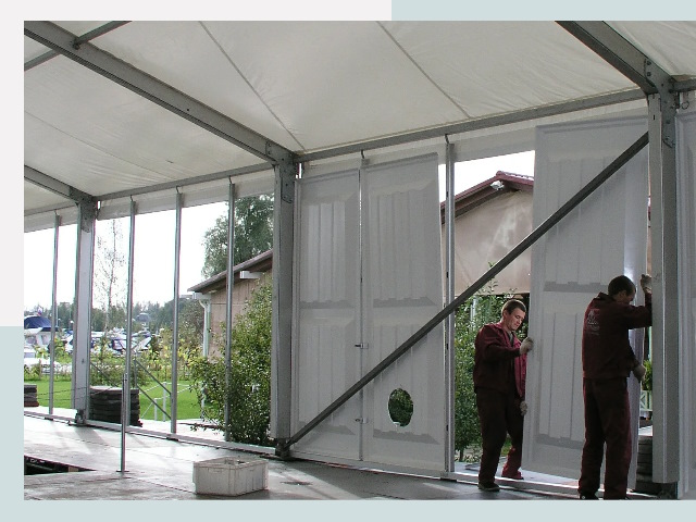 Быстро сборные шатры в Нягань от 611 руб. за м²