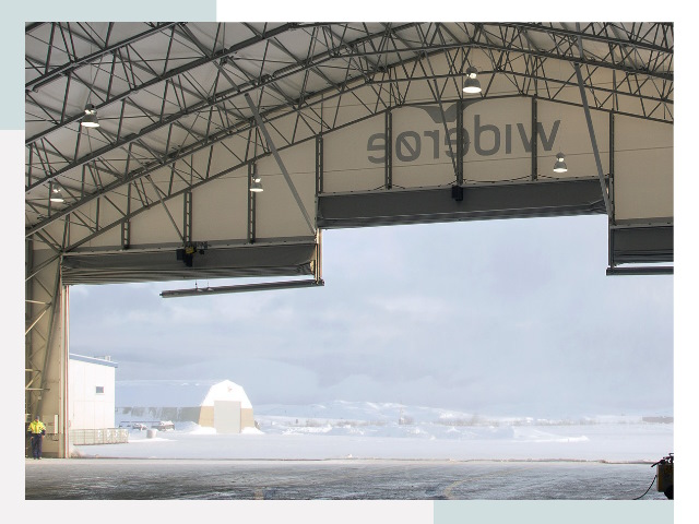 Ворота для ангаров в Нягани