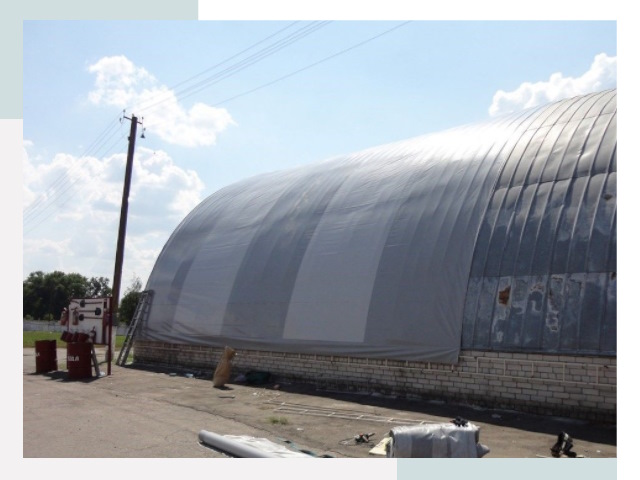 Ремонт ангаров в Нягани