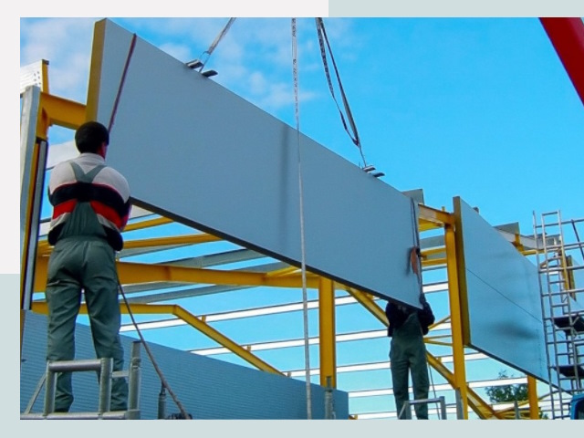 Монтаж сэндвич-панелей в Нягани от 611 руб.