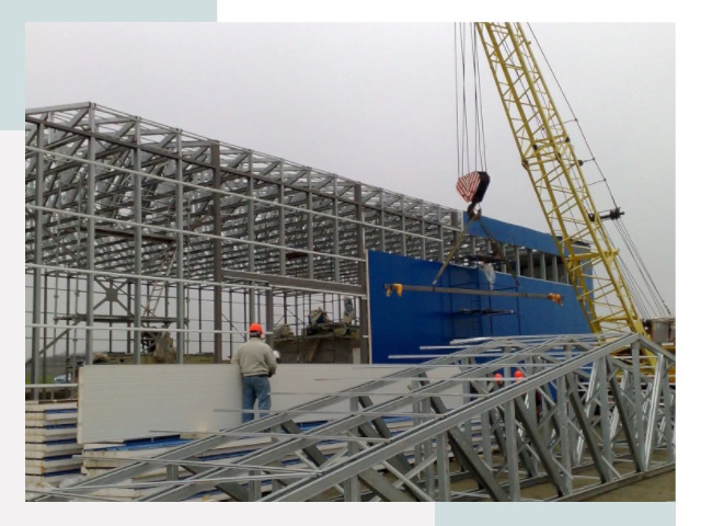 Монтаж ангаров в Нягани