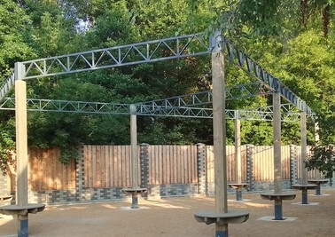 Терраса из металлоконструкций под ключ, проектирование, изготовление и монтаж от СтальСтрой-Нга